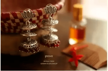 इशाना ✽ Antique White metal Jewelry