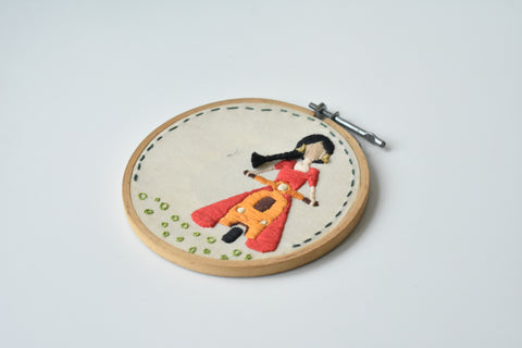 DIY Embroidery - Girl