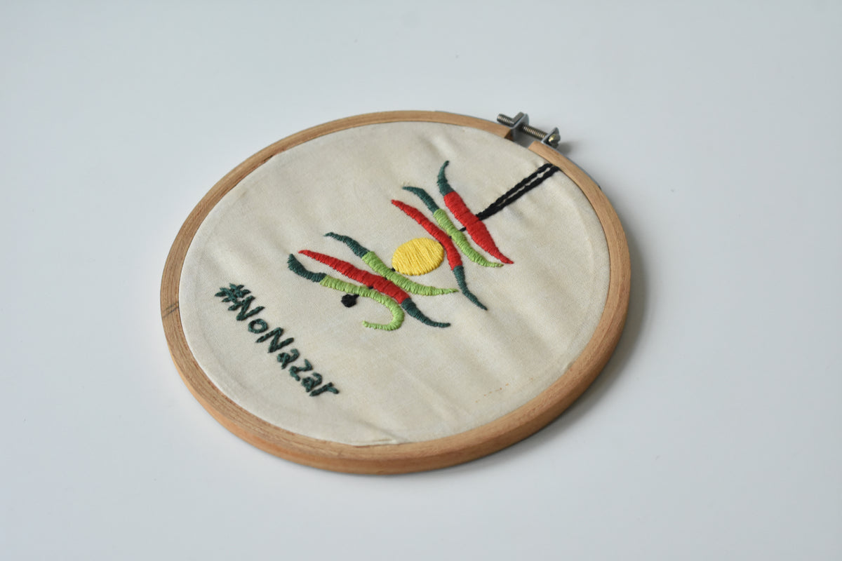 DIY Embroidery - Chilli