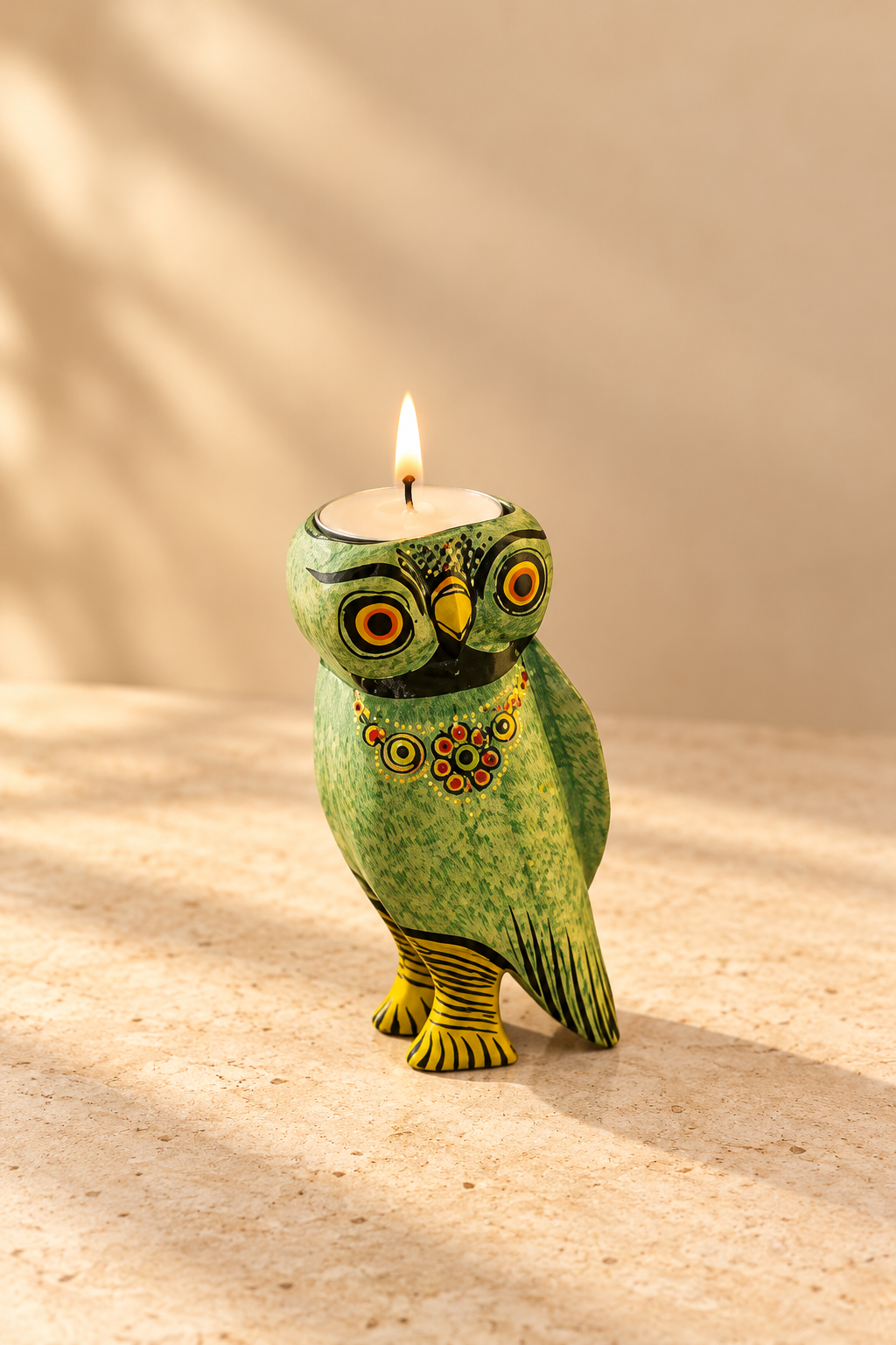 Owl Tea Light Holders