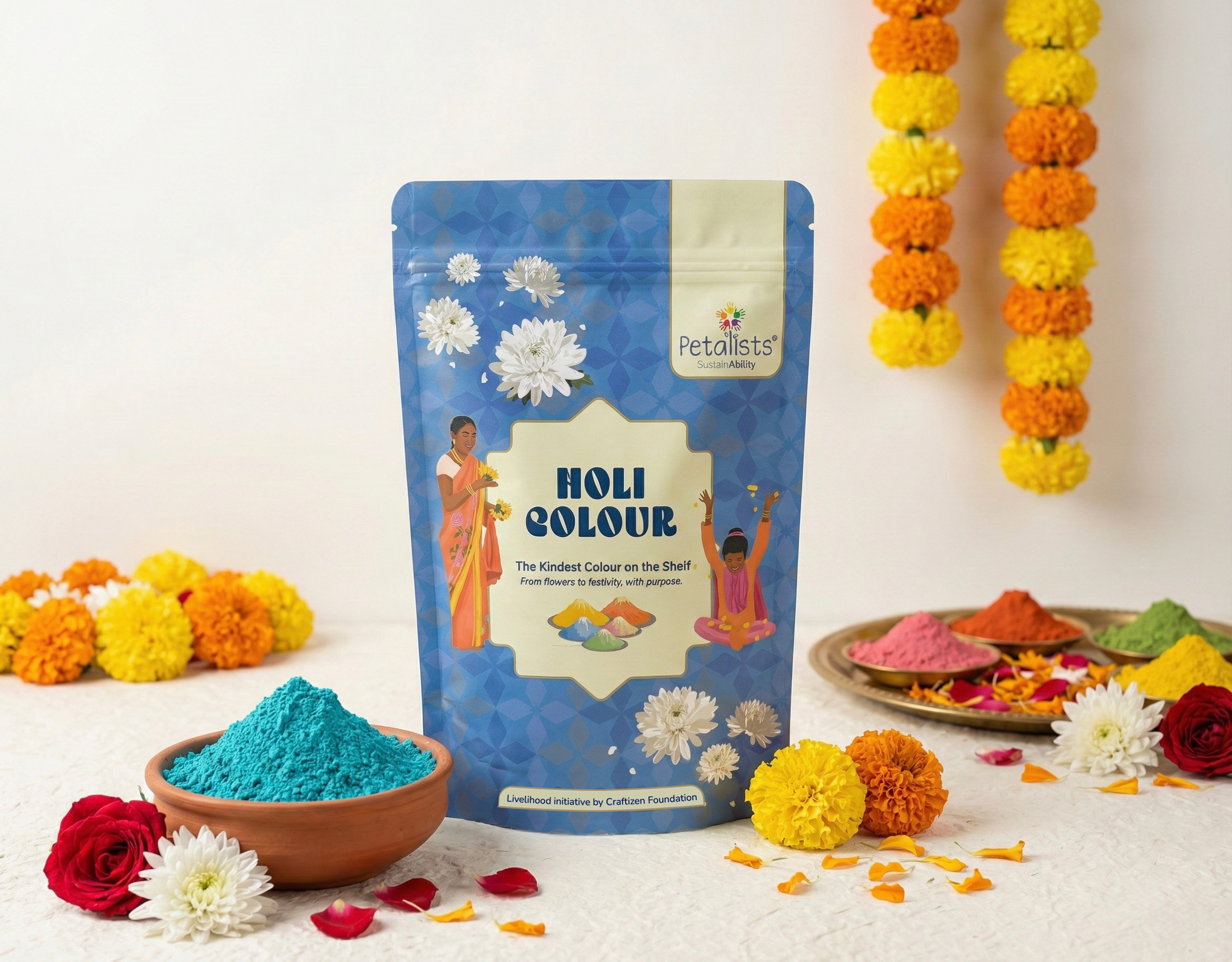 Petalists Ecofriendly Holi Colours - 1KG