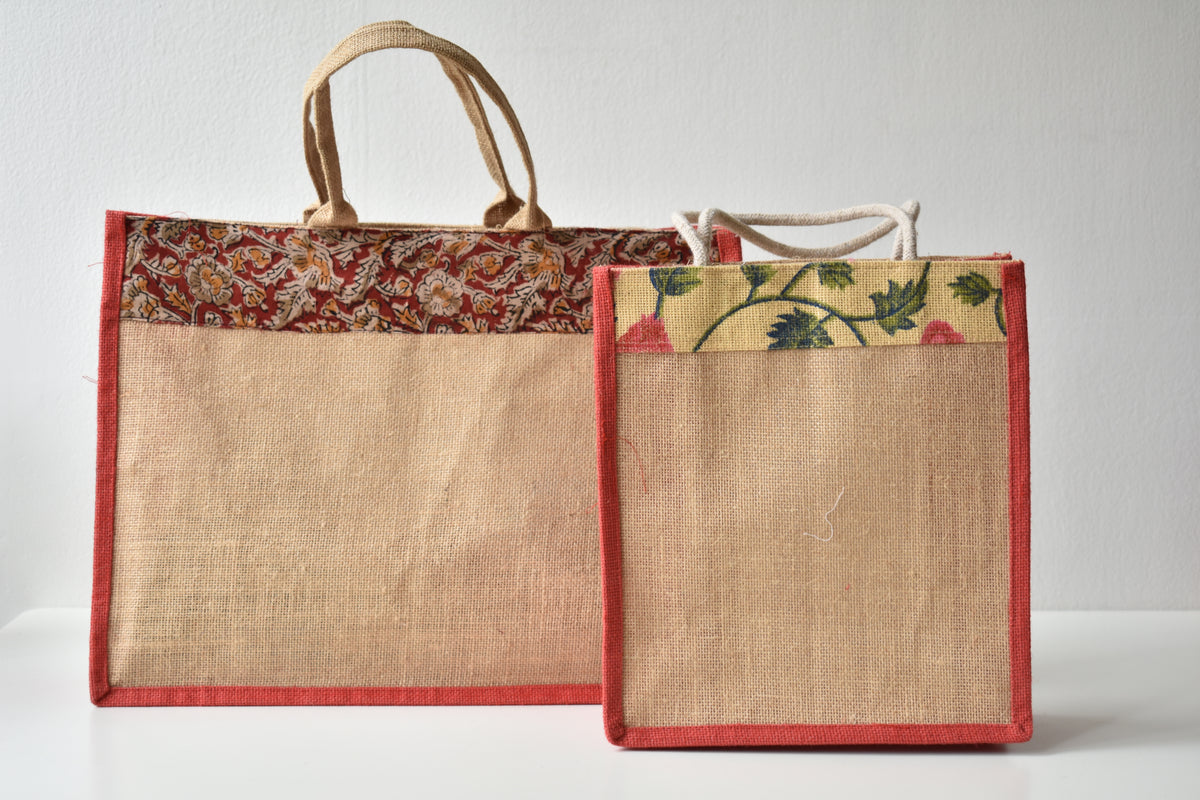 Kalamkari Jute Gift Bag