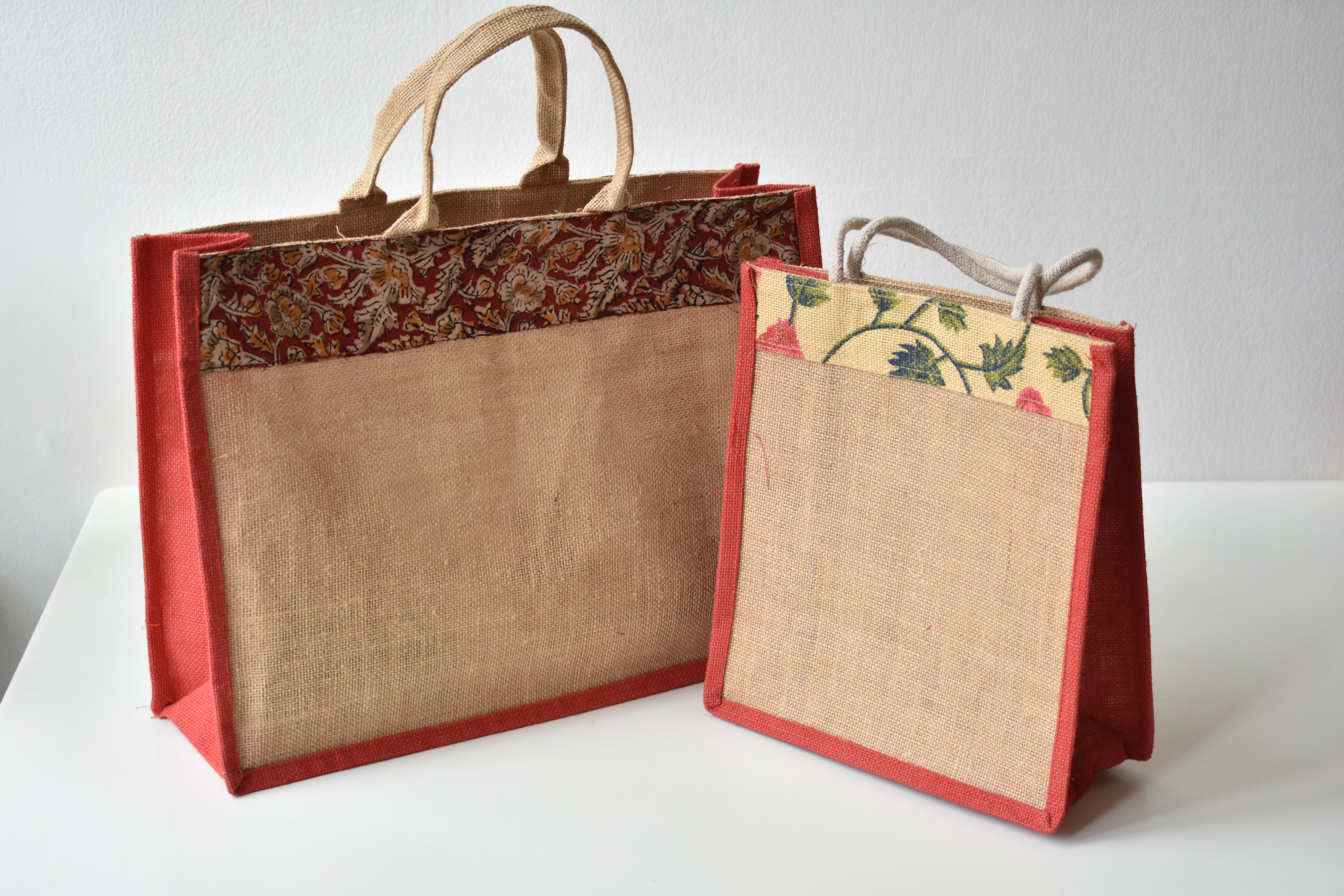 Kalamkari Jute Gift Bag