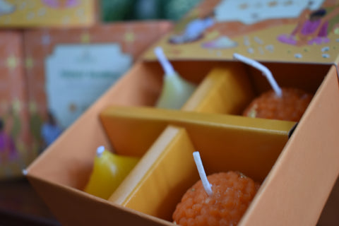 Mithai Candles - Motichoor and Modak (Unscented)