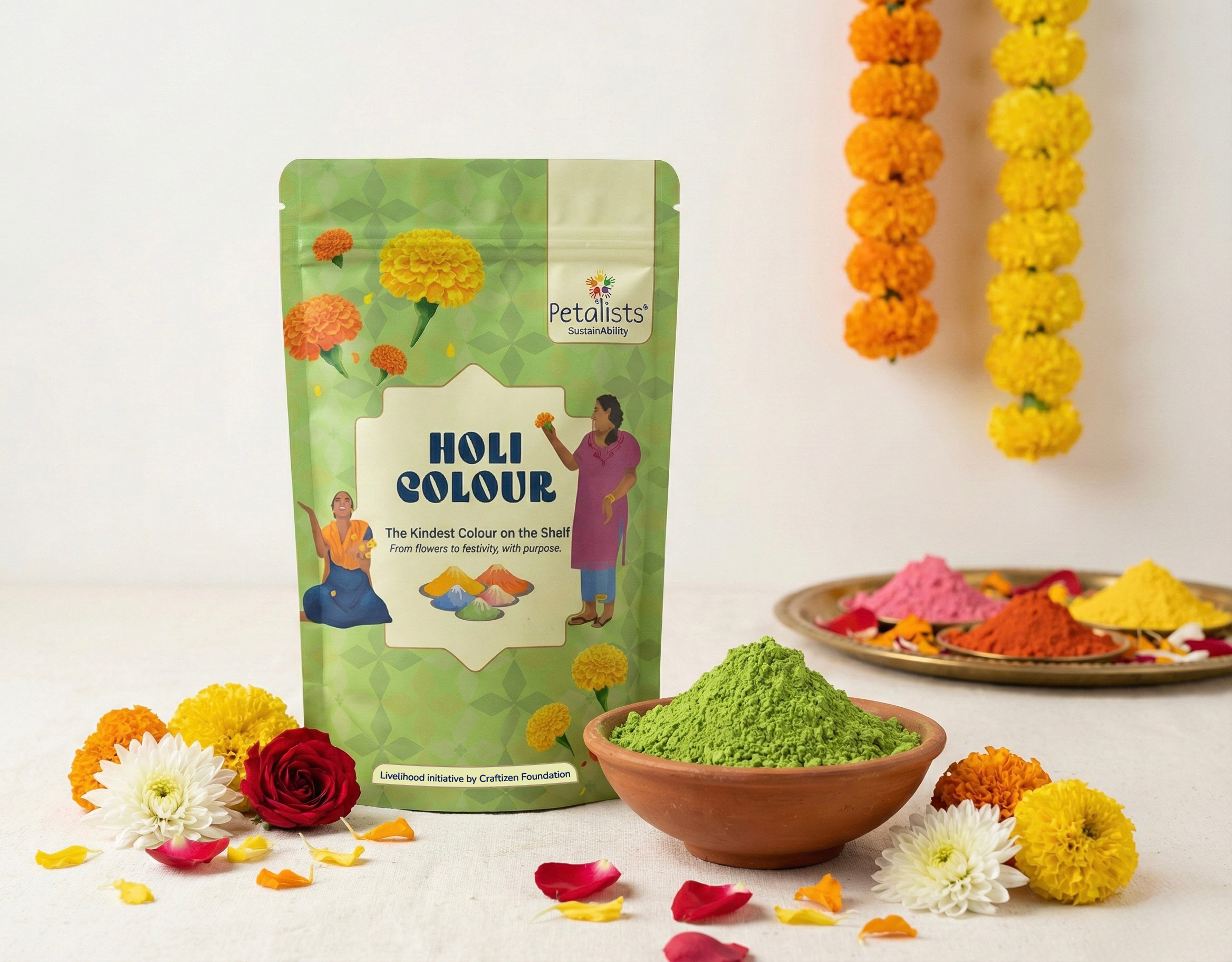 Petalists Ecofriendly Holi Colours - 1KG