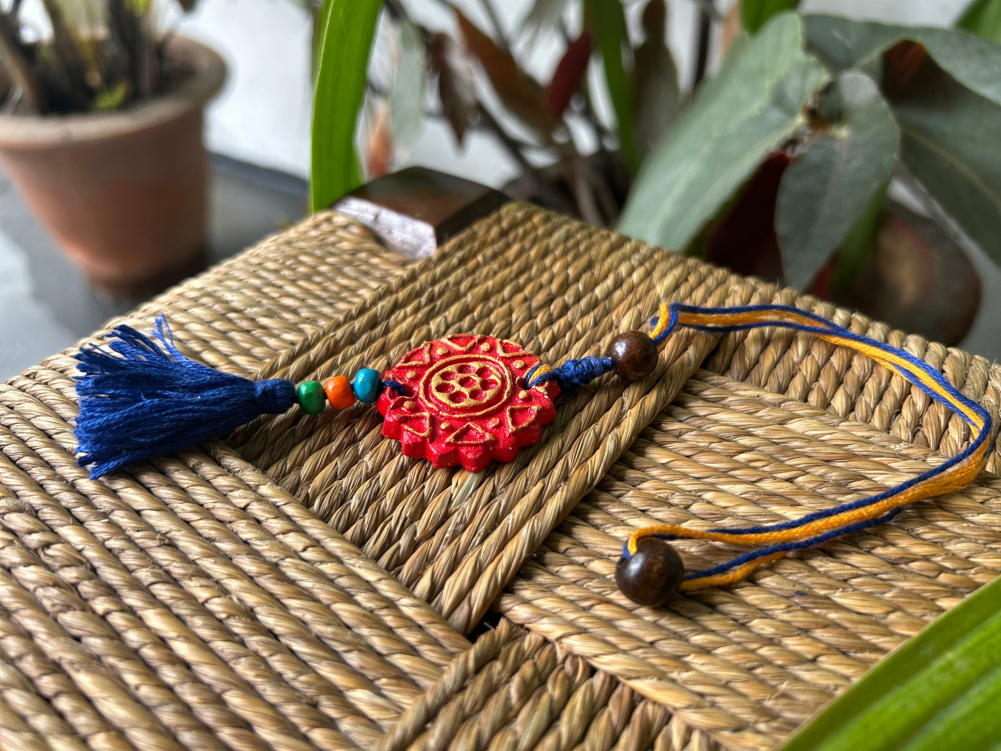 Flo-dust Rakhi and Lumba set