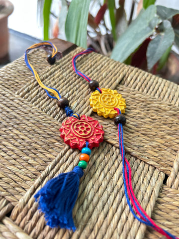 Flo-dust Rakhi and Lumba set