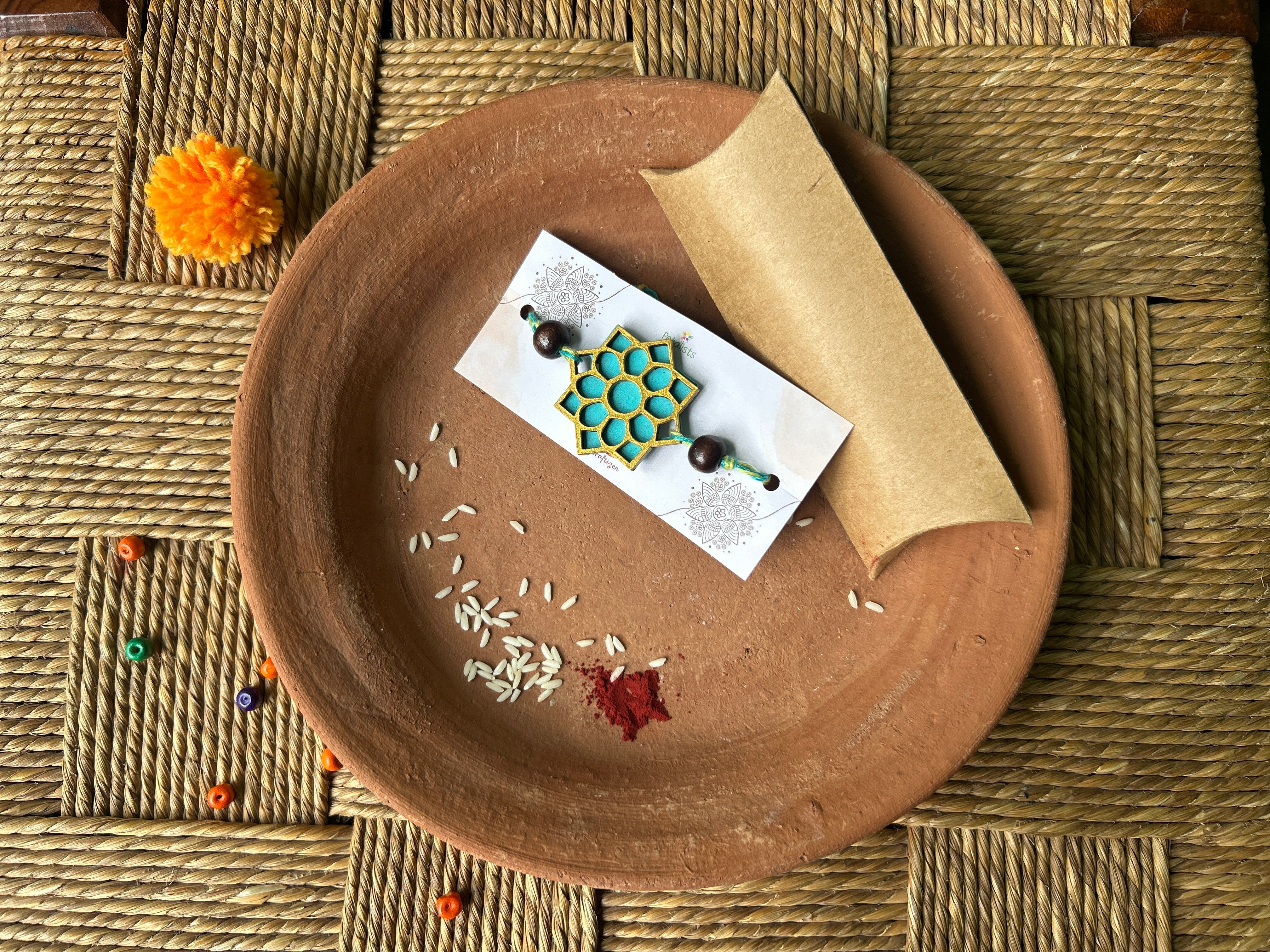 Eco-friendly Premium Rakhis: Recycled Wood