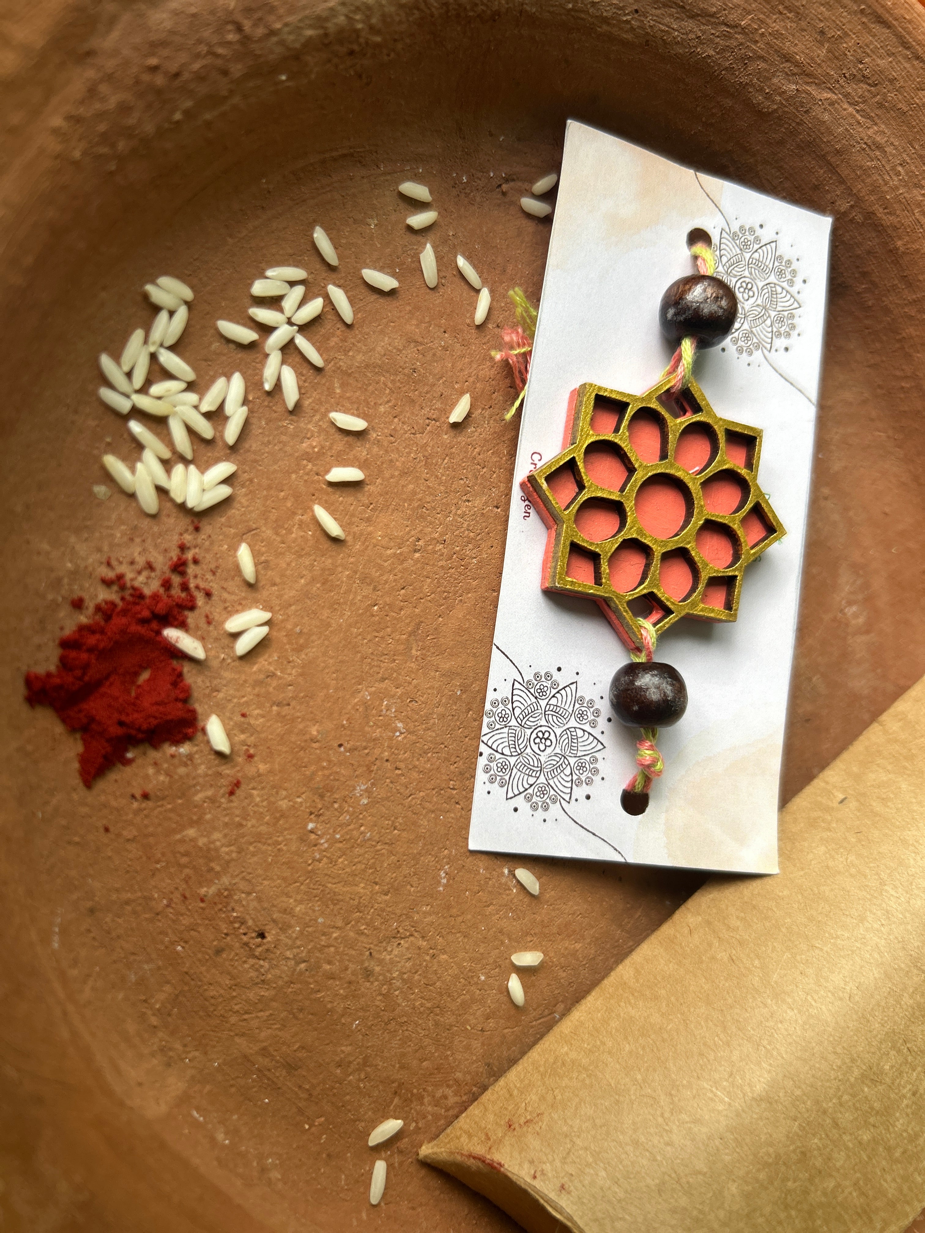Eco-friendly Premium Rakhis: Recycled Wood