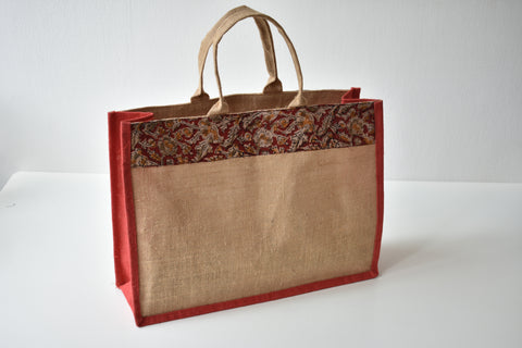 Kalamkari Jute Gift Bag