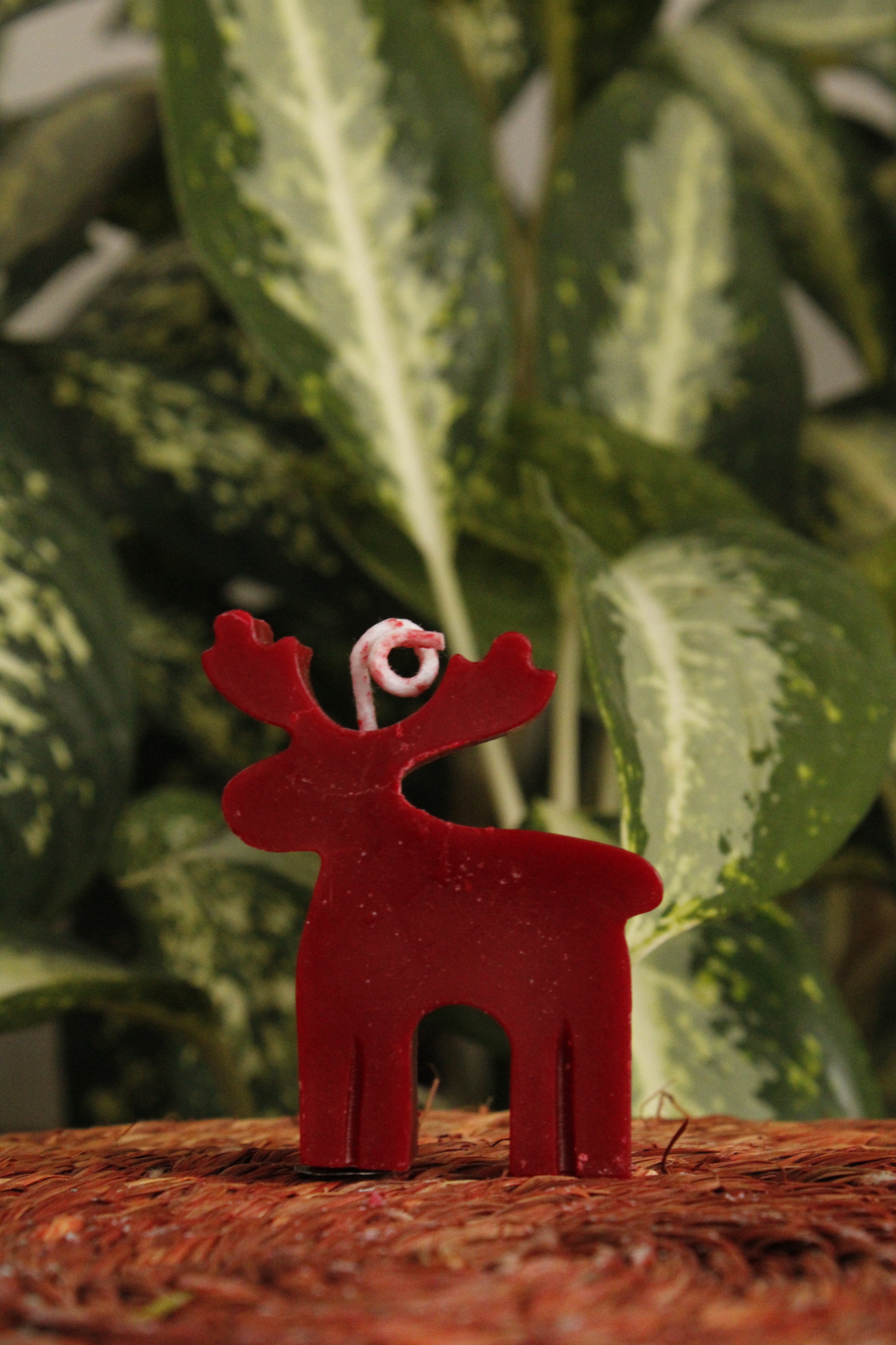 Christmas Deer Candle