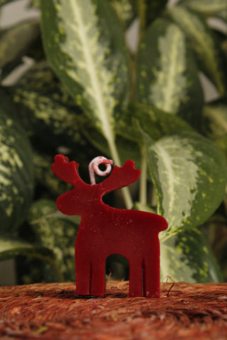 Christmas Deer Candle