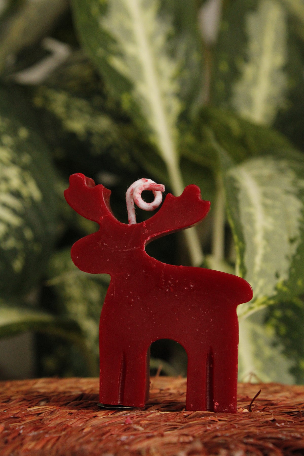 Christmas Deer Candle
