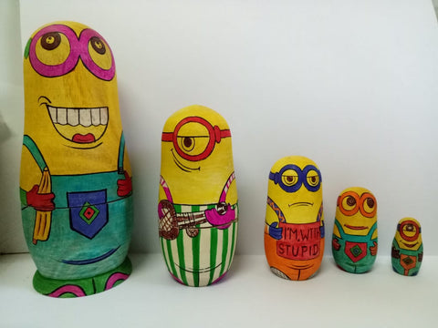 DIY Minion Nesting Dolls