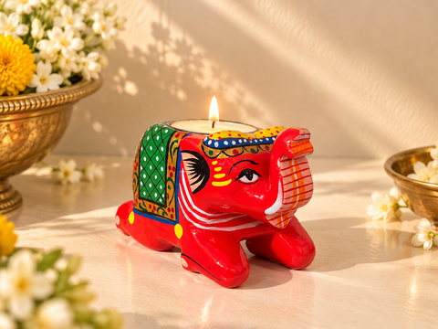 Elephant T- Light Holder