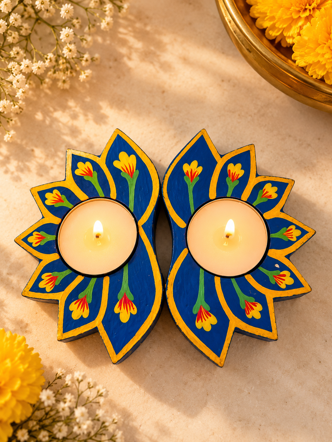 Lotus T-Light Holder 1 piece