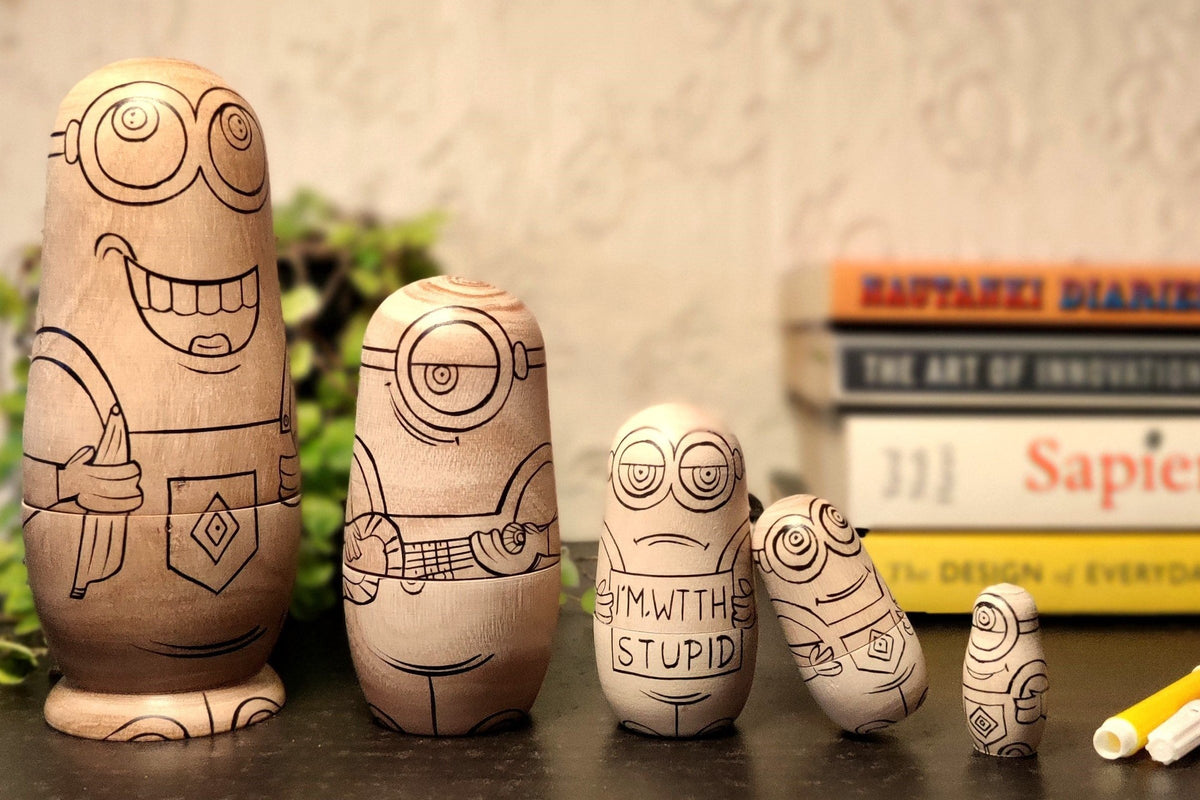 DIY Minion Nesting Dolls