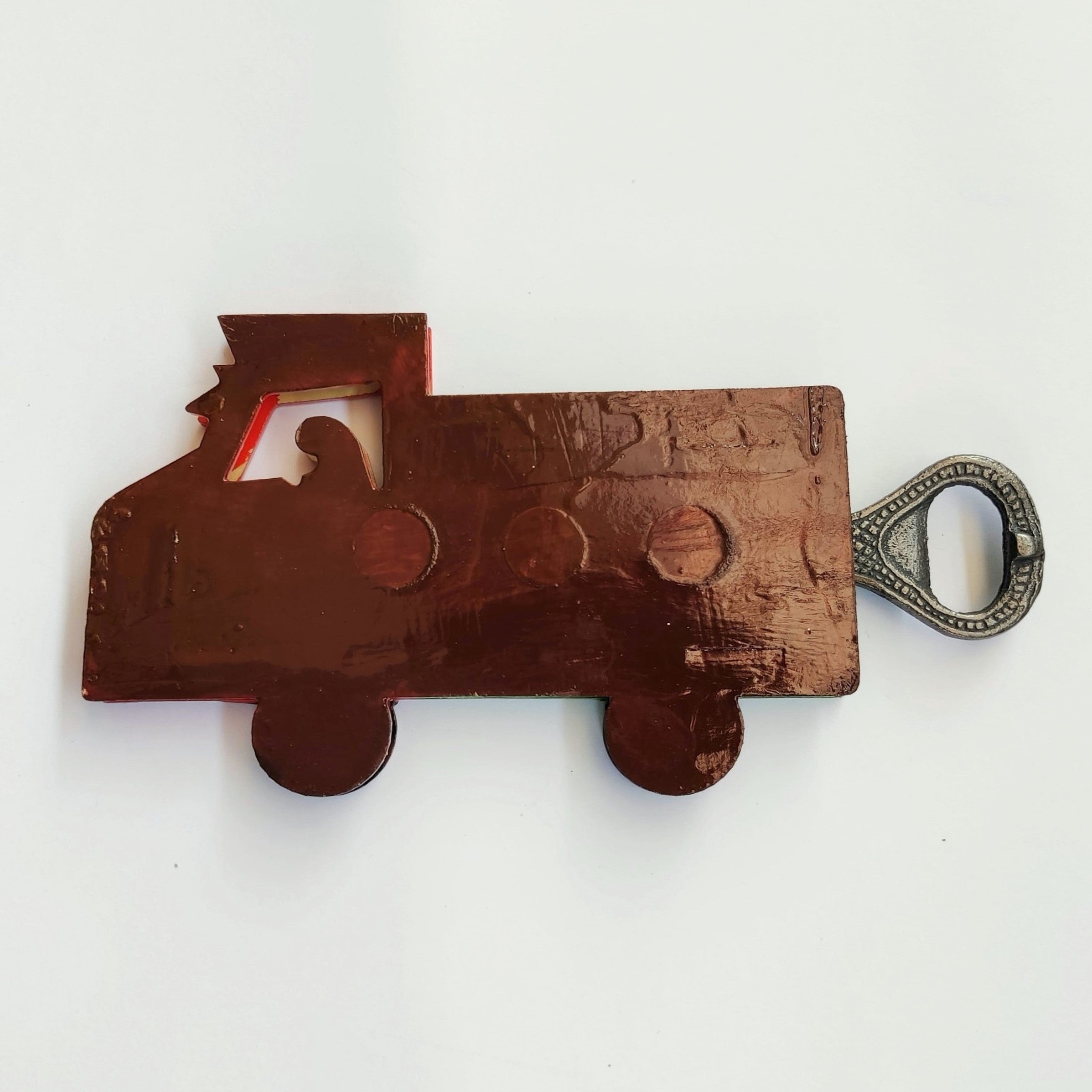 Wooden Lorry Bottle Opener