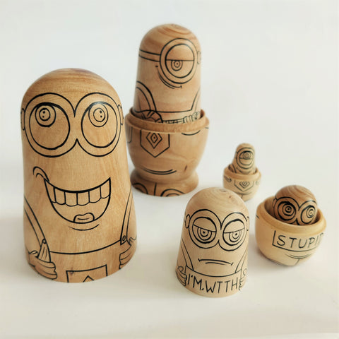 DIY Minion Nesting Dolls