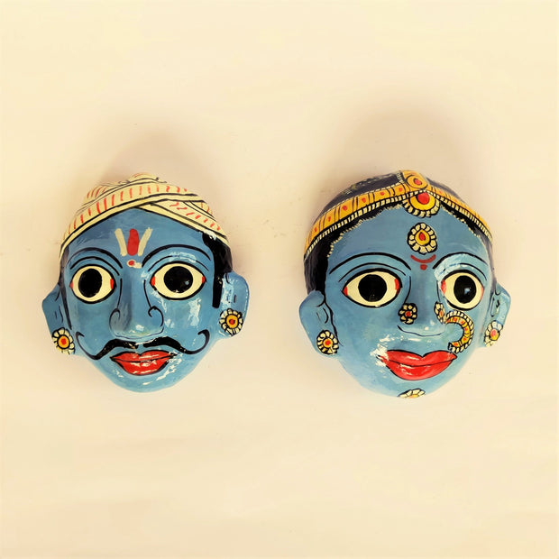 Cheriyal Mask Pair