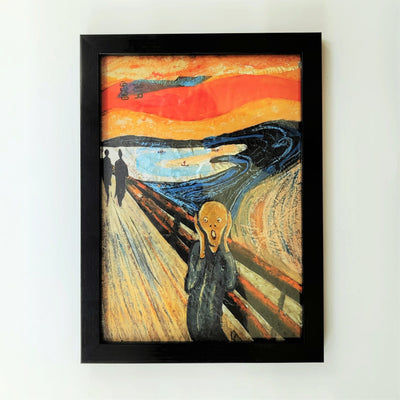 Plastic Painting Inspired By Ed Munch's Scream