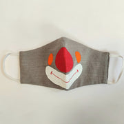 Mangalgiri Cotton Triple-layered Handpainted Mask for Kids - Clown